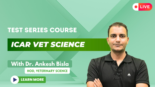 Test Series for ICAR Vet Science 